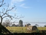 A frosty haybale in the sun. Montessori materials are inspired by the world around us.